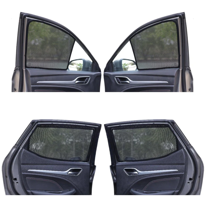 NEODRIFT 'NeoShade' Magnetic Car Sunshades for Hyundai Grand i10 Nios